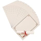 Urkundenpapier Druckerpapier A4 Beige (25er Pack) - Zertifikat Papier Drucker -...