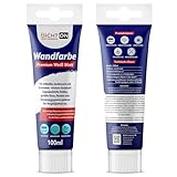DICHTON Wandfarbe Ausbessern weiß mit Schwamm 100ml Tube einfaches Auftragen,...