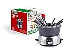 MAGNANI 1,75 l Fondue Set für 8 Personen, Elektrischer Fondue Topf mit...