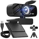 Gohero HD Webcam 1080P mit Mikrofon, Datenschutzabdeckung, Weitwinkelinsel,...