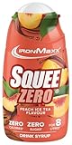 IronMaxx SqueeZero - Peach Ice Tea 65ml Sirup, Erfrischendes Geschmackserlebnis...