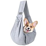 Halinuia Reversibel Kleine Hundetragetasche bis 7KG Angenehm Tragetasche Hund...