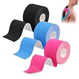 3 Rollen Kinesiotapes, Kinesiologie Tape, Kinesio Tape, Kinesiology Tape, Tape...