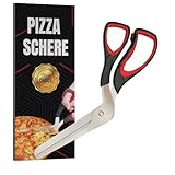 Raafi Lebensmittelecht Scharf Pizzaschere zum Schneiden von Pizza wie ein Profi,...