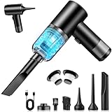 Handstaubsauger Akku, 8000PA Auto Staubsauger Stark, Mini Staubsauger mit...