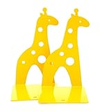 Rbenxia 1 Paar gelbe niedliche rutschfeste Giraffen-Buchstützen,...