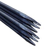 Ferropro 10 Stück Schnureisen 80CM Ø16mm aus Baustahl – Robuster Schnurnagel...