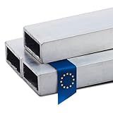 Stahl-Shop24 - Aluminium Rechteckrohr Alu Hohlprofil gepresst Konstruktionsrohr...