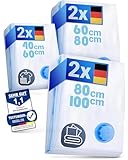 SilverRack Vakuumbeutel Set [6 Stück] in 3 Größen (2x 40x60 cm / 2x 60x80 cm...