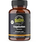 Hagebuttenkapseln Bio 150 Kapseln - 650mg - Hagebutten aus Europa - ohne...