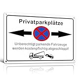 TAKULA Parken Verboten Privatgrundstück Parkverbotsschild...