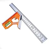 Presch Kombinationswinkel 300mm - Präziser Universal Kombiwinkel aus Metall mit...
