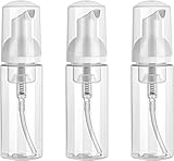 3 Stück Schaumspender Leere Flasche,Klar Schäumende Plastik Pumpflasche,50 ml...