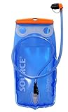 Source Wasserbehälter Widepac Trinkblase, transparent/Blau, 2 Liter