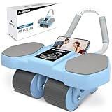 Amonax Bauchtrainer, Bauchroller Bauchmuskeltrainer, Vier-Rad Ab Wheel Mit...