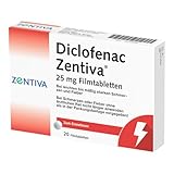 Diclofenac Zentiva® 25 mg - 20 St – Schnell wirksame Schmerztabletten –...