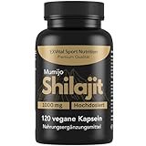 Mumijo Shilajit Kapseln, hochdosiert 1000mg pro Tagesdosis, das Original aus dem...