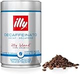 illy, Kaffeebohnen Zum Mahlen ENTKOFFEINIERT, 100% Arabica Mit Noten Von...
