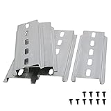 Taiss/5 Stücke 10cm hutschiene Schlitz Aluminium Niemals rosten, DIN-Schiene...