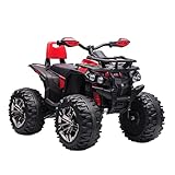 HOMCOM Elektro Quad für Kinder, 12V Kinder Quad mit Vorwärts-,...