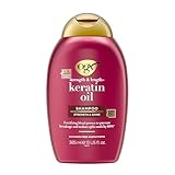 OGX Keratin Oil Shampoo (385 ml), kräftigendes Anti-Haarbruch verhindert...