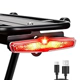 YBLNTEK Fahrrad Rücklicht LED mit Bremslicht, Fahrradlicht Hinten USB-C...