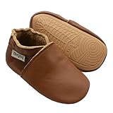mepiq Krabbelschuhe Baby Lauflernschuhe lederpatschen Jungen Mädchen Weicher...