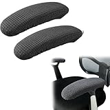 COYUN 2Pcs Bürostuhl Arm Armlehne Abdeckungen, dehnbar Polyester Schutz...