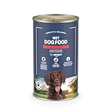by Amazon Hundefutter, nass, Dose, Stücke mit Rind in Sauce, 1,24 kg