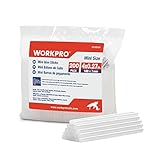 WORKPRO Mini Klebesticks | 200 Stück, 7 x 100 mm | transparente...