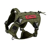 OneTigris Fire Watcher Taktisches Geschirr für Hunde – Molle – mit 1 Griff...