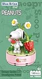 BlueBrixx Pro 108606 – Snoopy Garten „Erdbeeren im Topf“ aus...