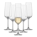 SCHOTT ZWIESEL Sektglas Taste (6er-Set), zeitlose Champagner Gläser mit...