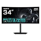 Gigabyte GS34WQCA 34' WQHD Curved Gaming-Monitor – 3440 x 1440, 1500R, 120Hz,...