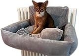 PataGrande Katzenbett für Heizungen, Kuschelige Heizungsliege für Katzen, mit...