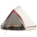 Skandika Tipi Zelt Comanche 400 Outdoor | Campingzelt für bis zu 8 Personen,...
