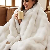 BEDSURE Bubble Decke - Kuscheldecke Flauschig, Dicke und Warme Sofadecke Für...