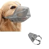 FANGCCC Maulkorb für Hunde, Atmungsaktiver Mesh Maulkorb, Verstellbarer...