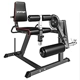 SPORTNOW Beinstrecker, Verstellbar Beinbeuger mit Plattenbeladung, Beintrainer...