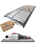 AM Qualitätsmatratzen Stabiler Lattenrost 90x200cm - bis 240 kg belastbar -...