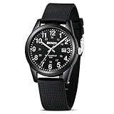 LN LENQIN Herren Uhr Männer Analog Quarz 30M wasserdichte Armbanduhren Herren...