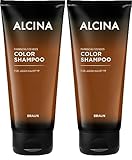 2er Alcina Color Shampoo Braun 200 ml