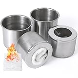 Beekeg 2+2+2 Set Bioethanol Brennertopf,Ethanol Brenner für Brennkammer,Inkl...