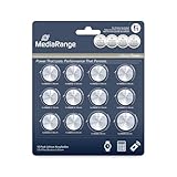 MediaRange Lithium Knopfzellen-Set, sortiert, CR2016|CR2025|CR2032|CR2450, 12er...