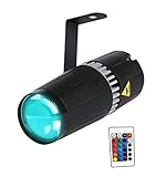 SENLAN LED 9W RGB 3-in-1 pin spot light - bühne und licht durch infrarot...