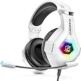 Ozeino Gaming Headset für Ps4/Ps5/Pc/Xbox 360 with 3D Surround Sound Headset...