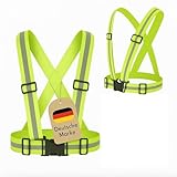 Ferragarde Reflektierende Lauf- & Fahrrad- Gurtweste – 360° Sichtbarkeit für...