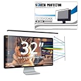 EliWhale Abnehmbarer Hängender Blaulichtfilter für Bildschirm, 31,5-32 Zoll...