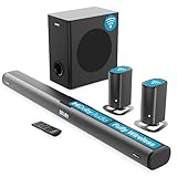 Majority Everest Bluetooth Soundbar für TV Geräte | 300W 5.1 Surround Sound...