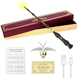 WDKXCN Elderstab Harry P-Otter Glühen, 38CM Dumbledore Zauberstab mit Licht,...